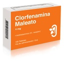 [CLORFENAMINA MALEATO INDUQUIMICA] CLORFENAMINA MALEATO INDUQUIMICA - Tab. caja x 100  - 4 mg