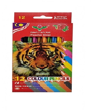 COLORES CORTOS x 12 - Colores cortos triangulares COLOUR  x 12