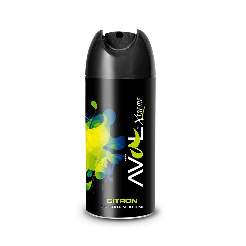 INTRA AVAL XTREME - Colonia desodorante corporal en aerosol CITRON x 115 g / 160 mL