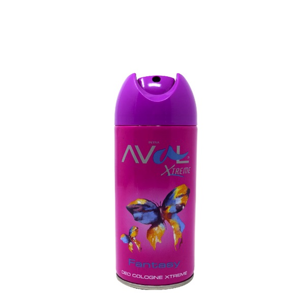 INTRA AVAL XTREME - Colonia desodorante corporal en aerosol FANTASY x 115 g / 160 mL
