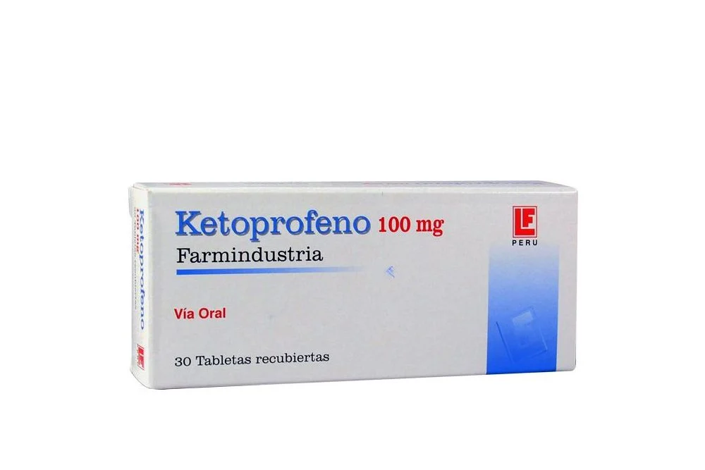 KETOPROFENO FARMINDUSTRIA - Tabletas recubiertas caja x 30 - 100 mg