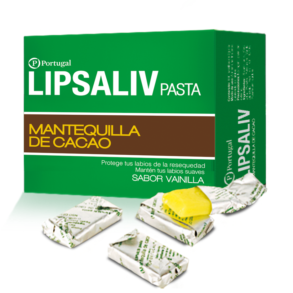 LIPSALIV - Pastilla mantequilla de cacao - SABOR VAINILLA  x 3 g