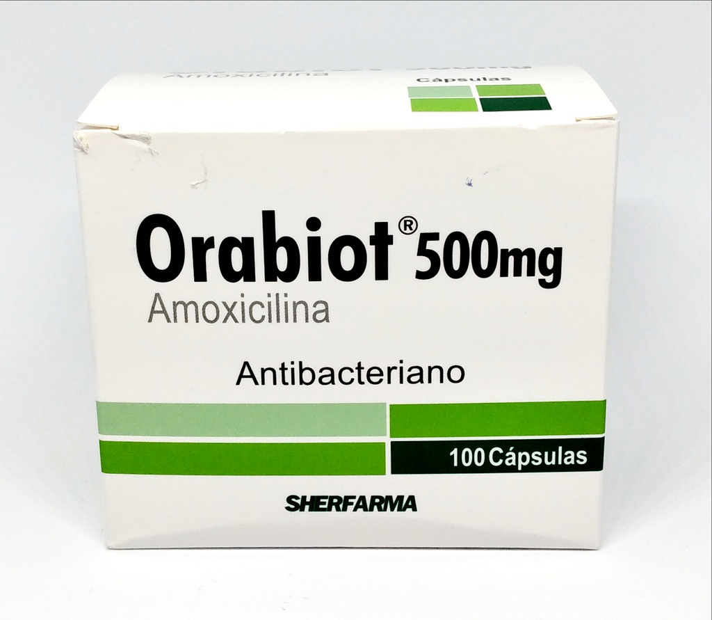 ORABIOT 500 - Capsulas caja x 100 - 500 mg