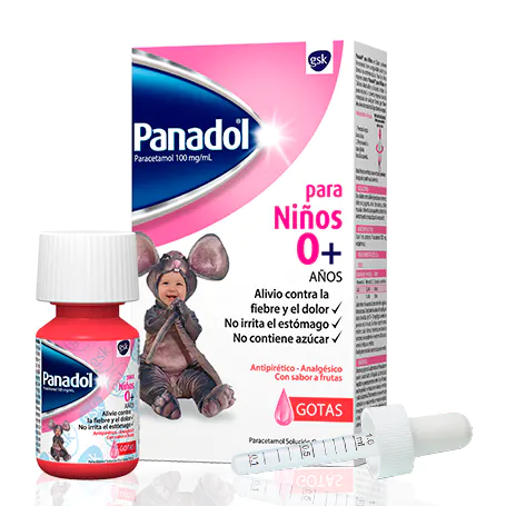 PANADOL - Solucion oral gotas NINOS 0+ x 15 mL - 100 mg / mL