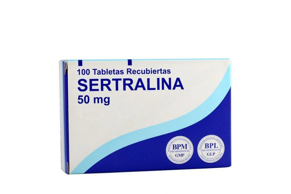 SERTRALINA - Tabletas recubiertas caja x 100 - 50 mg