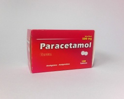 [PARACETAMOL GENFAR] PARACETAMOL GENFAR - Tabletas caja x 100  - 500 mg