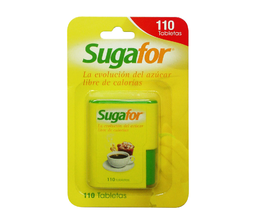 [SUGAFOR] SUGAFOR - Edulcorante en tabletas - dispensador x 110 - 6.5 mg
