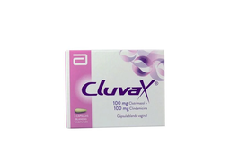 [CLUVAX] CLUVAX - Capsulas blandas vaginales caja x 3 - 100 mg + 100 mg