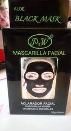 [MASCARILLA FACIAL P&amp;W] MASCARILLA FACIAL P&amp;W - Mascarilla Facial de barro negro con aloe x 30 g