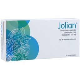 [JOLIAN] JOLIAN - Comprimidos recubiertos tabletas 24 + 4 - 3 mg + 0.02 mg