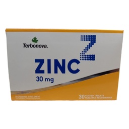 [ZINC] ZINC - Tabletas recubiertas caja x 30 - 30 mg