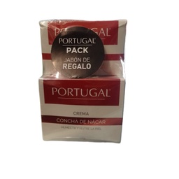 [PORTUGAL PACK] PORTUGAL PACK - Crema CONCHA DE NACAR - HUMECTA Y NUTRE LA PIEL x 120 g + Jabon CONCHA DE NACAR x 80 g