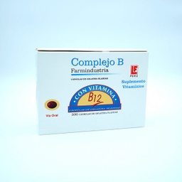 [COMPLEJO B FARMIN] COMPLEJO B FARMINDUSTRIA - Capsulas caja x 300 - 500 mg
