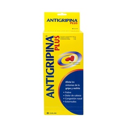 [ANTIGRIPINA PLUS] ANTIGRIPINA PLUS - Comprimidos recubiertos caja x 100 - 500 mg + 5 mg + 2 mg