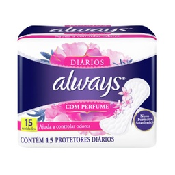 [ALWAYS] ALWAYS - Protectores diarios ALWAYS - CON PERFUME x 15