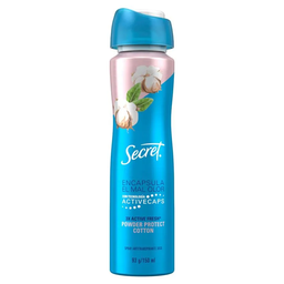 [SECRET] SECRET - Spray antitranspirante seco SECRET - POWDER PROTECT COTTON x 93 g / 150 mL