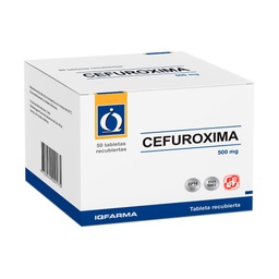 [CEFUROXIMA IQFARMA] CEFUROXIMA IQFARMA - Tabletas recubiertas caja x 50 - 500 mg