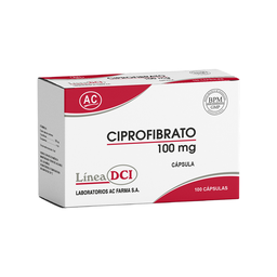 [CIPROFIBRATO] CIPROFIBRATO - Capsulas caja x 100 - 100 mg