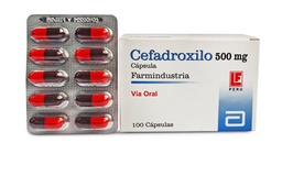 [CEFADROXILO] CEFADROXILO - Capsula caja x 100 - 500 mg