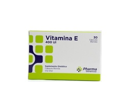 [VITAMINA E PHARMA GENERICOS] VITAMINA E MARFAN - Capsulas blandas caja x 30 - 400 UI (copiar)