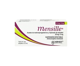 [MENSILLE] CYCLOFEMINA - Suspension inyectable ampolla via I.M. caja x 1 - 25 mg + 5 mg / 0.5 mL (copiar)
