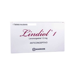 [LINDIOL 1] LINDIOL 1 - Tabletas recubiertas caja x 1 - 1.5 mg