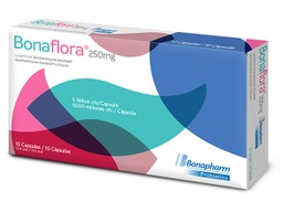 [BONAFLORA 250mg] BONAFLORA 250mg - Capsulas uso oral caja x 10 - 5000 millones ufc