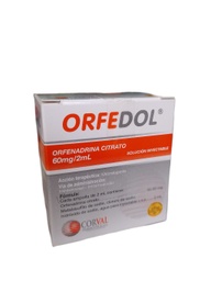 [ORFEDOL] ORFEDOL - Solucion inyectable ampolla via I.M. - I.V. caja x 25 - 60 mg / 2 mL