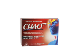 [CHAO NF] CHAO NF - Tabletas recubiertas caja x 100 - 500 mg + 5 mg + 2 mg