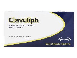 [CLAVULIPH] CLAVULIPH - Tabletas recubiertas oral caja x 10 - 500 mg + 125 mg