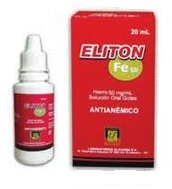 [ELITON Fe 50] ELITON Fe 50 - Solucion oral gotas x 20 mL - 50 mg / mL