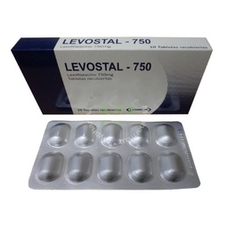 [LEVOSTAL - 750] LEVOSTAL - 750 - Tabletas recubiertas caja x 10 - 750 mg