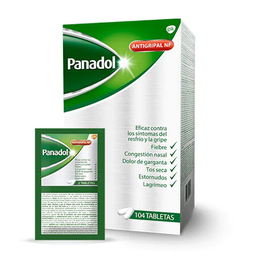 [PANADOL ANTIG NF] PANADOL  ANTIGRIPAL NF - Tabletas caja x 104 (52 sobres x 2 c/u) - 2 mg + 15 mg + 5 mg + 500 mg