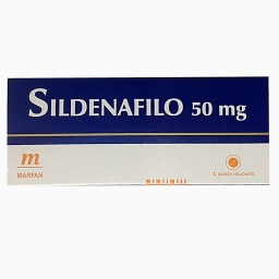 [SILDENAFILO 50] SILDENAFILO - Tabletas recubiertas caja x 1 - 50 mg