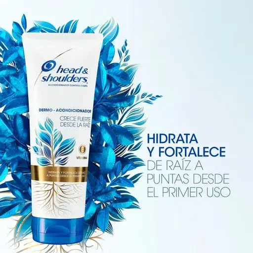 ACONDICIONADOR H&S - Dermo acondicionador H&S CRECE FUERTE DESDE LA RAIZ - VITAMINA E x 300 mL