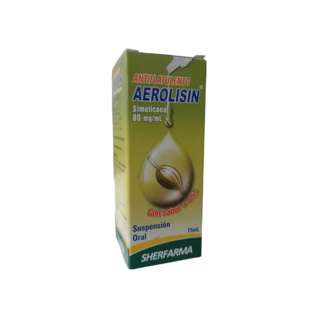 AEROLISIN - Suspension oral - SABOR ANIS  x 15 mL - 80 mg