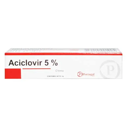 [ACICLOVIR 5% PORTU] ACICLOVIR 5% PORTUGAL - Crema via topica x 5 g
