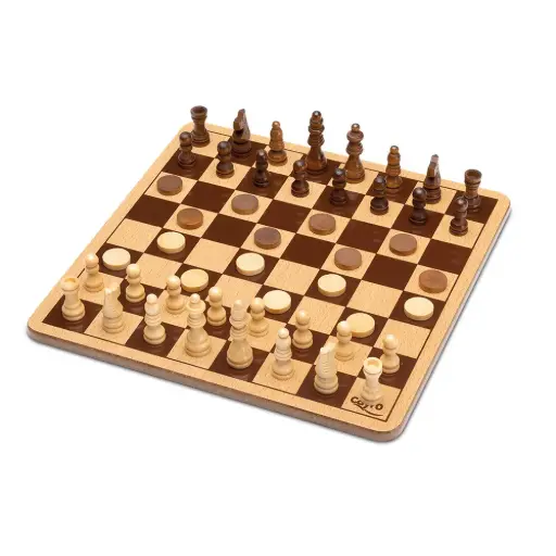 [AJEDREZ DAMA] AJEDREZ DAMA - Juego didactico 2 en 1
