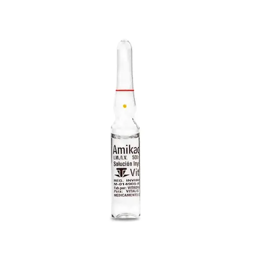 [AMIKACINA DANY] AMIKACINA DANY - Solucion inyectable ampolla via I.M. - I.V. caja x 25 - 500 mg / 2 mL
